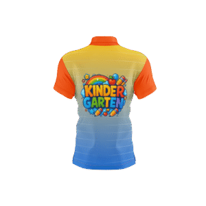 Custom Pre-School Golf T-Shirts for children in South Africa – colourful preschool shirts with class names, logos and custom t-shirt design printing.