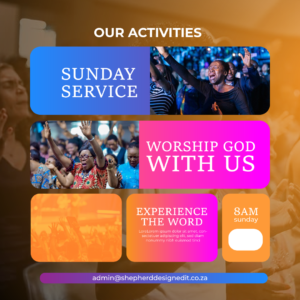 Professional Custom Church Program Design Johannesburg – Print Ready Layout