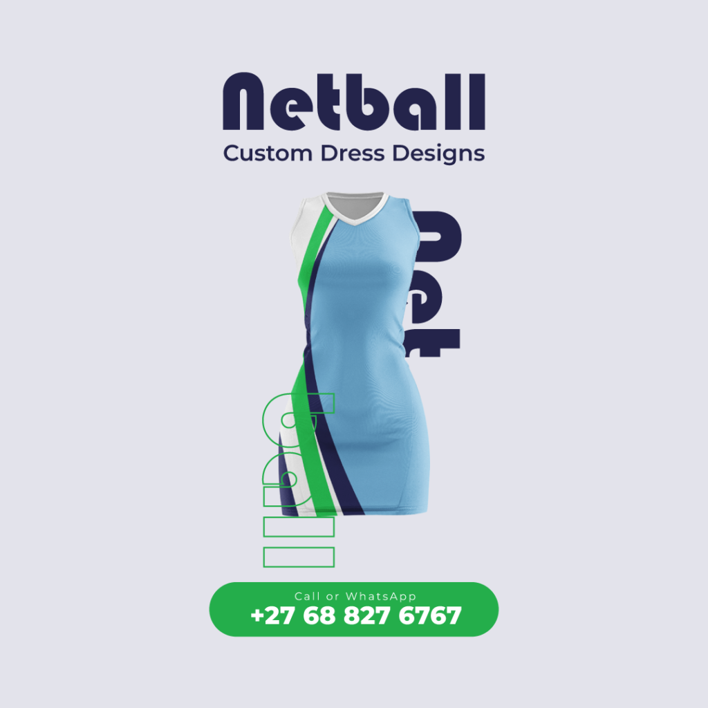 professional netball dress design Gauteng