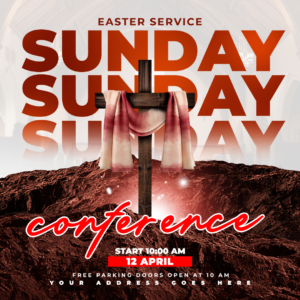 Get a high-converting Easter flyer design for your promotions.