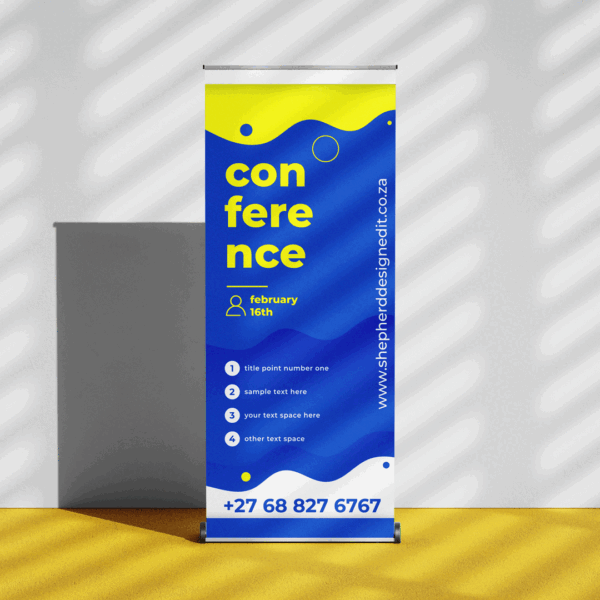 Professional pullup banner printing in Gauteng